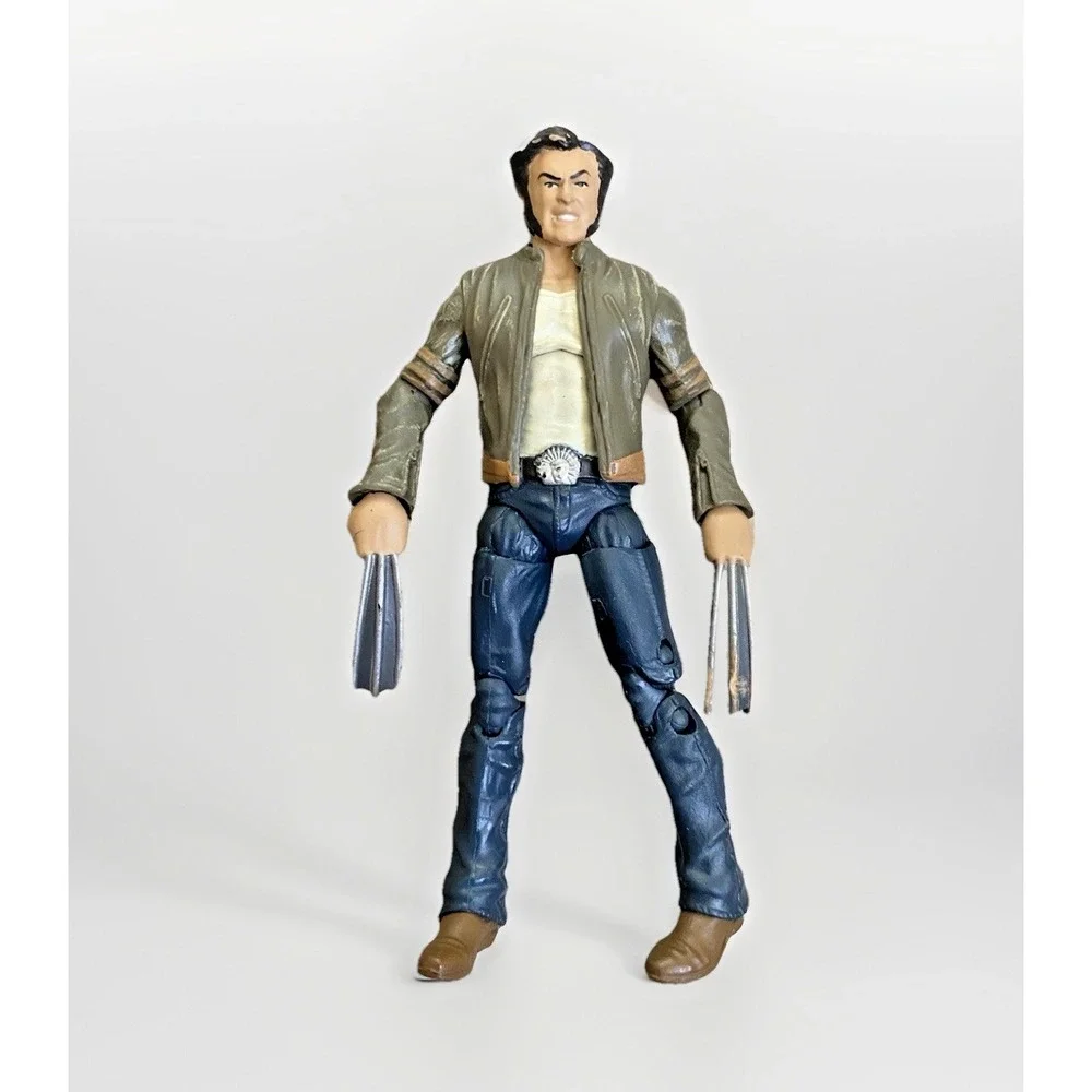 Marvel Universe X-Men Origins Wolverine Tan Biker Jacket Logan 3.75